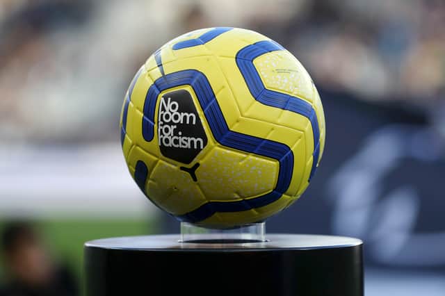 Premier League ball. Credit: Getty.