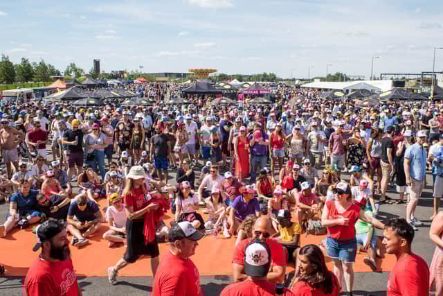 Manchester Wing Fest is being held over two days on First Street