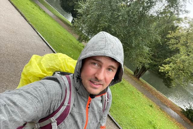 Tom Goodwin is walking from Land’s End to John O’Groats