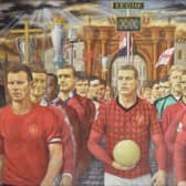 Manchester United in Procession, by Michael J. Browne. Photo: Dreweatts 