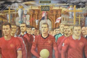 Manchester United in Procession, by Michael J. Browne. Photo: Dreweatts 