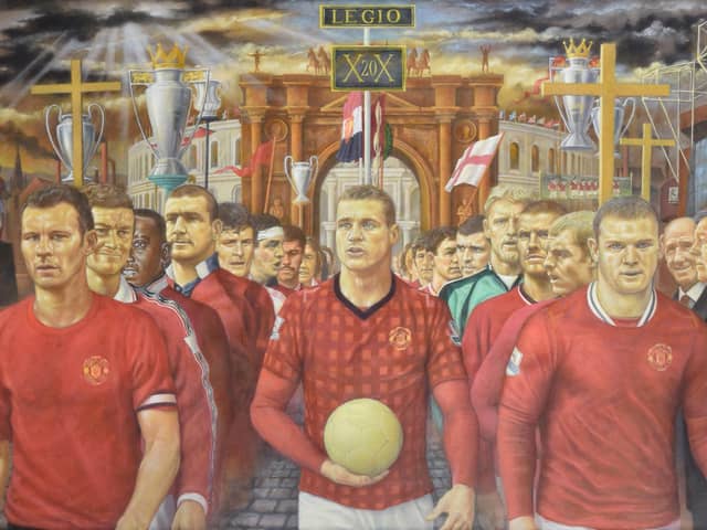 Manchester United in Procession, by Michael J. Browne. Photo: Dreweatts 