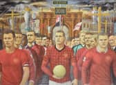 Manchester United in Procession, by Michael J. Browne. Photo: Dreweatts 