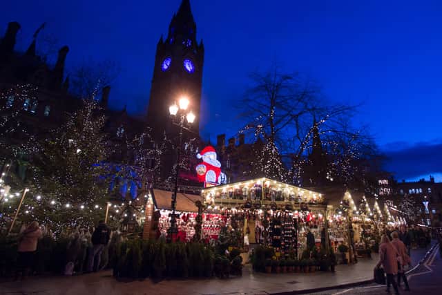 The Manchester Christmas Market. Photo by Richard Stonehouse/Getty Images
