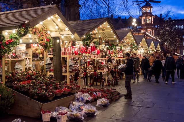 Manchester Christmas Market. Photo by Richard Stonehouse/Getty Images