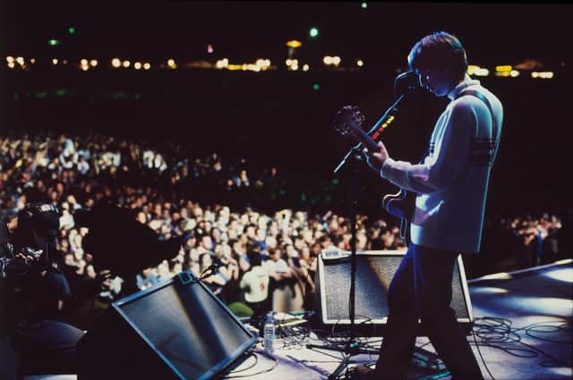 Noel Gallagher at Knebworth  Credit: Jill Furmanovsky