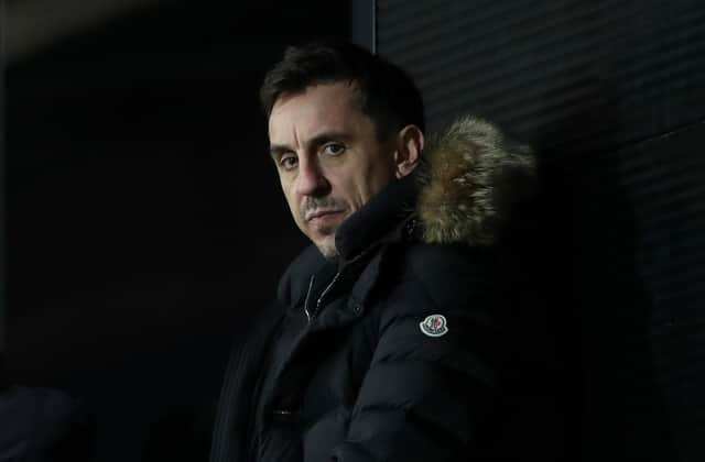 <p>Gary Neville  Credit: Getty Images</p>