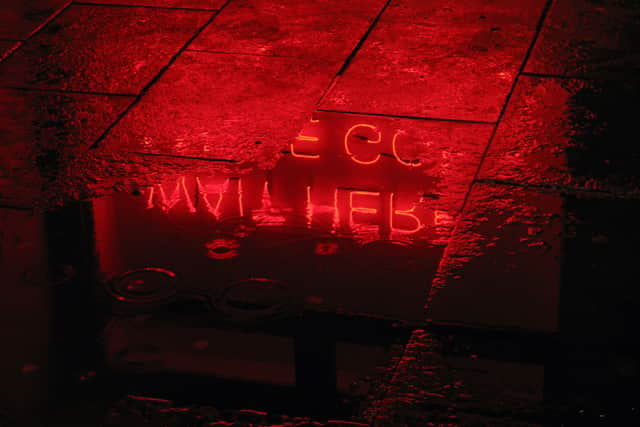 Tim Etchells has created a new neon work for the festival