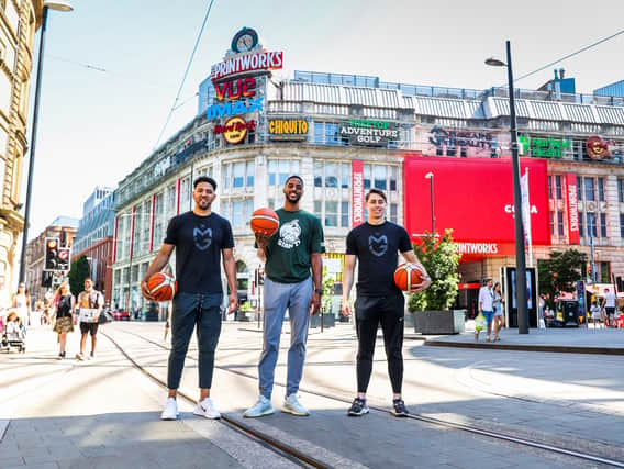 The Manchester Giants basketball team is at the Printworks this weekend