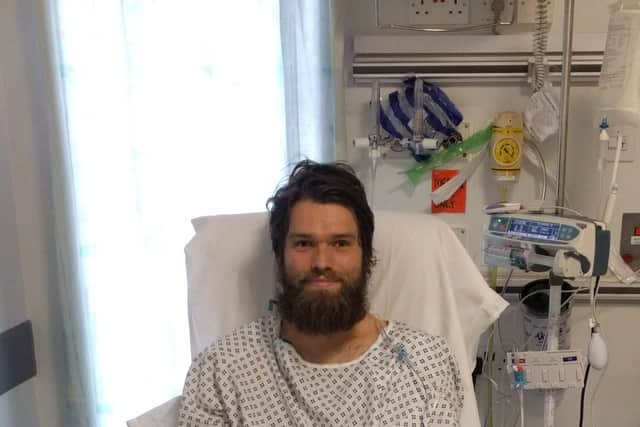 Alan in hospital