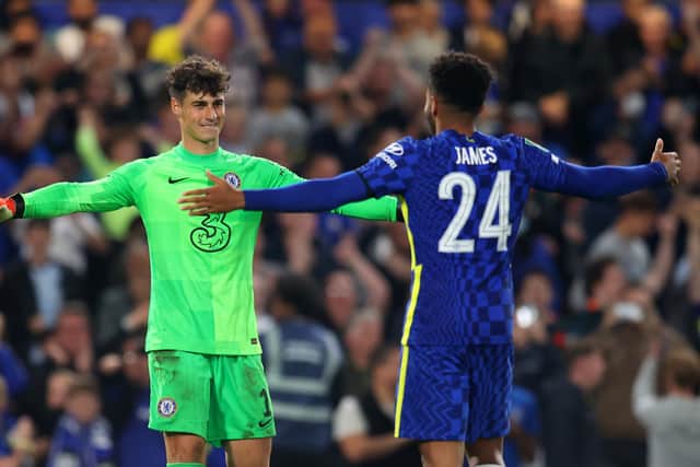 Kepa Arrizabalaga is expected to continue in between the sticks. (Photo by Catherine Ivill/Getty Images)
