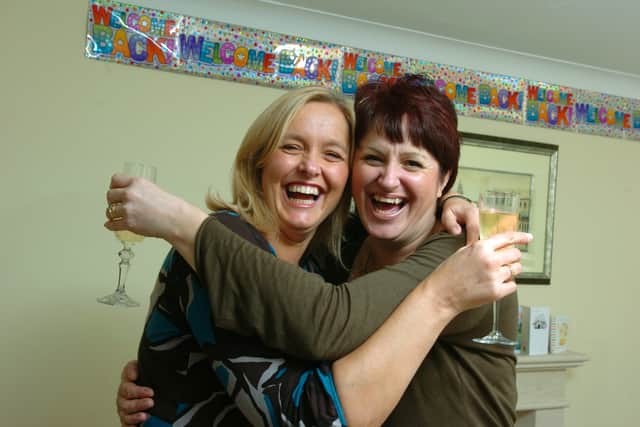 Twins Gill Kaczmarczyk and Jen Heaton pictured in 2011