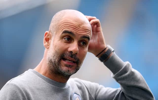 Pep Guardiola Credit: Getty Images