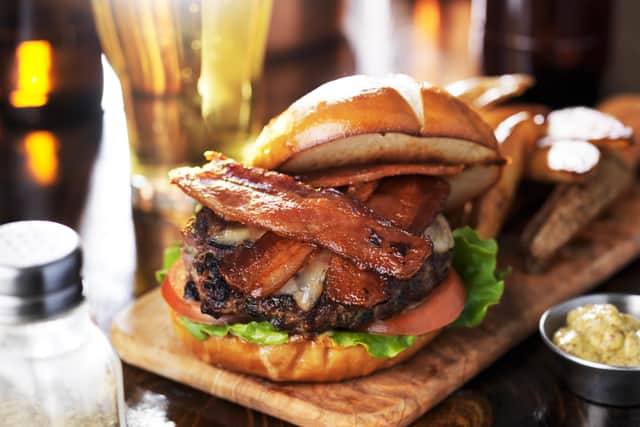 Fancy a bacon cheeseburger? Seems like loads of you do! Credit: Shutterstock