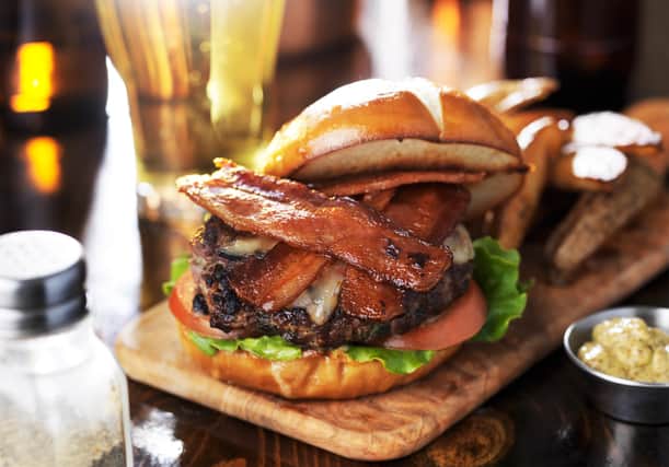 Fancy a bacon cheeseburger? Seems like loads of you do!   Credit: Shutterstock