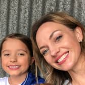 Lisa Diaz with her daughter Helena