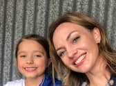 Lisa Diaz with her daughter Helena