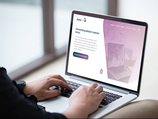 AnonyMind is a web service to help people struggling with gambling addiction