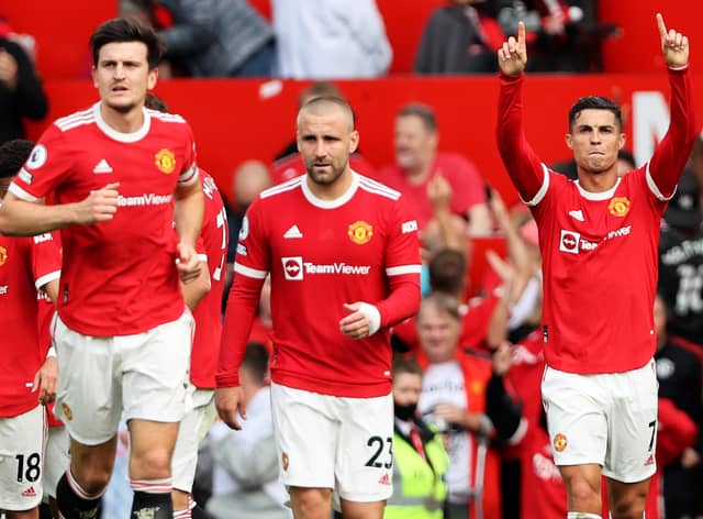 It’s a mixed bag when it comes to FIFA 22 player ratings for Manchester United. (Photo by Clive Brunskill/Getty Images)