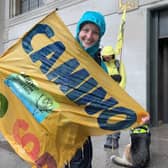 The Cop26 march passed through Manchester
