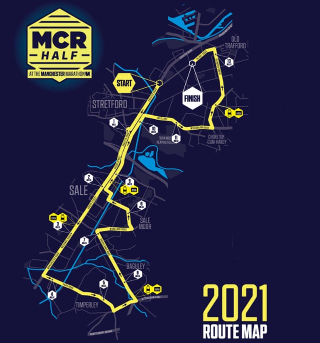 Manchester Marathon cadre-Noir Mount