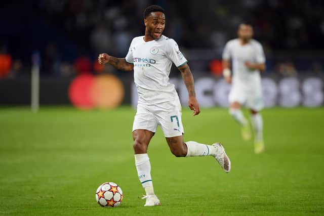 To start or not to start? Will Raheem Sterling play againt his old club. (Photo by Matthias Hangst/Getty Images)