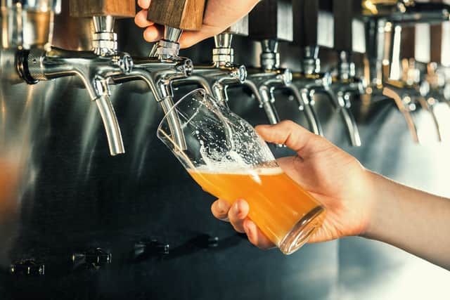 Beer and cider are particularly high in calories, meaning Sober October participants are likely to shed some weight (image: Shutterstock)