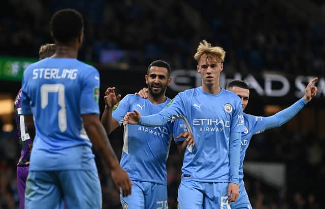 Manchester City rested some of their stars in their 6-1 win over Wycombe Wanderers. (Photo by Gareth Copley/Getty Images)