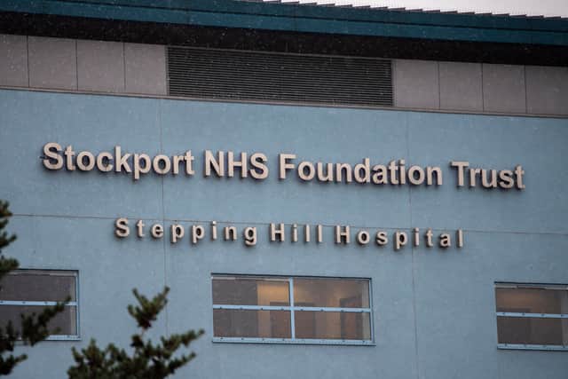  General view of Stepping Hill Hospital, part of Stockport NHS Foundation. Photo: Anthony Devlin/Getty Images 