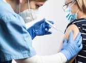 A Covid-19 vaccine being given (Photo: Shutterstock)