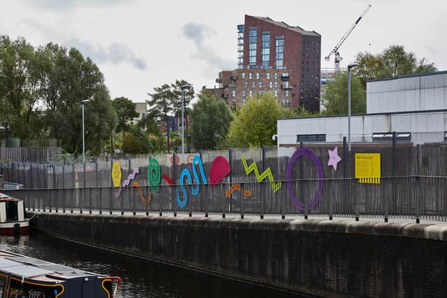 The poem and art explores the idea of what makes New Islington home