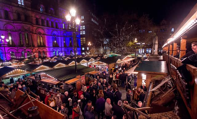 Manchester’s Christmas markets stretch across the city centre (Photo: Getty Images)