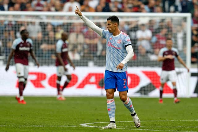 Ronaldo netted the equaliser at the London Stadium. Credit: Getty.
