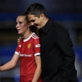 Ella Toone is eyeing up a ‘Wayne Rooney’ moment in the Derby. (Photo by Harriet Lander/Getty Images)