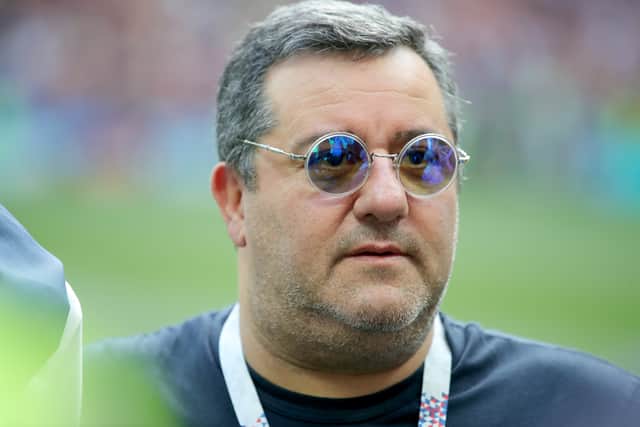 Mino Raiola could be in for a busy few months. Credit: Getty.
