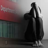NHS Trusts in England recorded 114,000 A&E visits by patients seeking help for depression last year – an average of 312 per day (Graphic: Kim Mogg/JPIMedia)