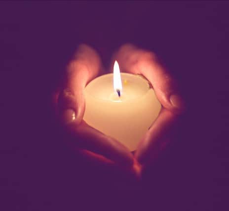 Candle of remembrance for Baby Loss Awareness Week