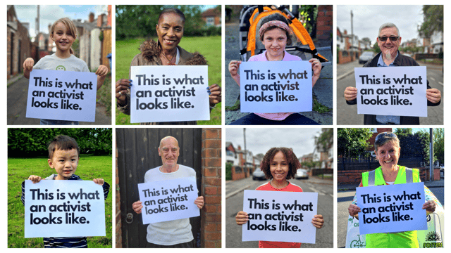 This Is What An Activist Looks Like campaign on climate change