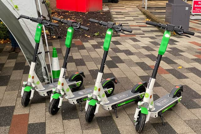 Lime e-scooters