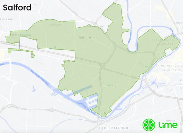 Lime Salford E-Scooter Trial Phase