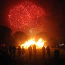 Bonfire and fireworks display Credit: Iain Lynn