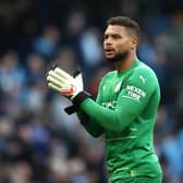 Zack Steffen has been ruled out of the FA Cup tie with Peterborough on Saturday. Credit: Getty. 