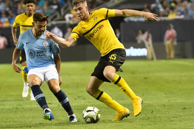 Patrick Roberts has been one of Man City’s players who have benefited from opportunities abroad. (Photo by David Banks/Getty Images)
