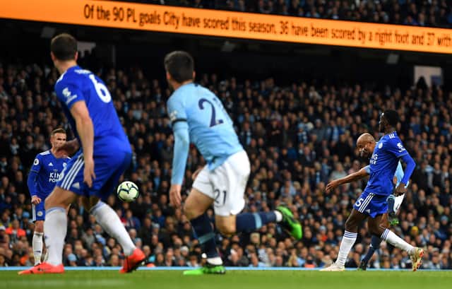 Where’d you want your statue Vincent Kompany? (Photo by Michael Regan/Getty Images)
