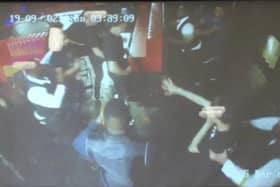 Cirque nightclub in Manchester during the violence Credit: GMP