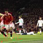 Maguire has denied he and Ronaldo have been ‘rowing’ over the captaincy at United. Credit: Getty.