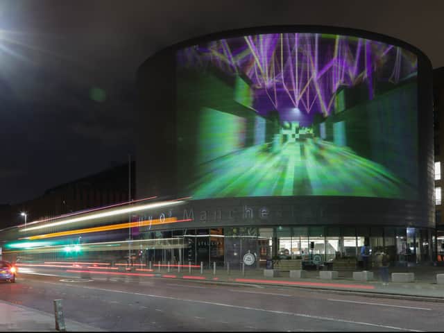 <p>The Corridor of Light is transforming the Oxford Road area for three nights. Photo: Jason Lock</p>