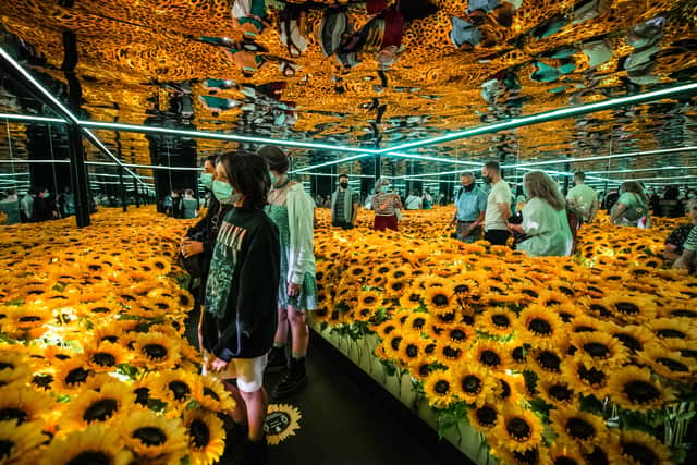 VanGoghAlive 3D sunflower room Credit: Richard Blake