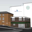 An artist’s impression of the new homeless shelter on Lord Street, Manchester  Credit: MCR Property Group/Leach Rhodes Walker/Avison Young