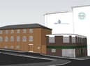 An artist’s impression of the new homeless shelter on Lord Street, Manchester  Credit: MCR Property Group/Leach Rhodes Walker/Avison Young